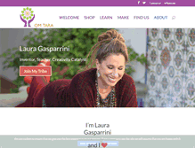 Tablet Screenshot of lauragasparrini.com